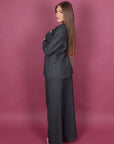Blazer gessato Grigio