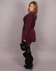 Dress blazer meredith bordeaux