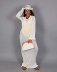 Abito crochet bianco