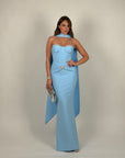 Dress bandage azzurro Soleil