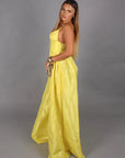 Carol dress giallo