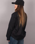 Camicia cotone con spalline nera