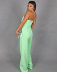 Jumpsuit candy strass green