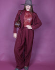 Coordinato style bordeaux