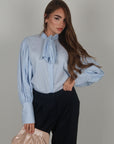 Camicia esmeralda celeste