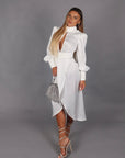 New athens dress off white
