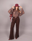 Camicia pois Brown