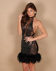 Dress luxury diamond black