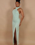 Dress Jumeirah scollo america salvia