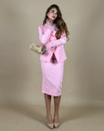 Gonna the queen a tubino pink