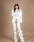 Pants flare Nervue off white