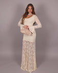 Dress in pizzo panna