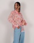 Camicia flowers pink