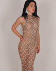 Abito luxury diamond micro flowers
