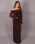Dress Hollywood marrone