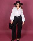 Pantalone classico nero
