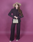 Pantalone Brown vita alta