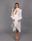 New athens dress off white