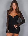 Mini dress Olly nero