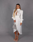 New athens dress off white