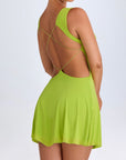Mini dress verde lime