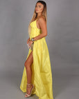 Carol dress giallo