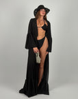 Kimono balze Nero