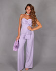 Jumpsuit candy strass lilla