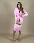 Gonna the queen a tubino pink