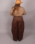 Pantalone balloon Brown