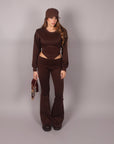 Coordset comfy chic brown