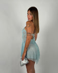 Dress Coachella celeste
