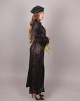 Dress in pizzo Nude/Nero