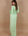 Dress the queen verde pastello