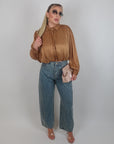 Camicia Elly bronzo
