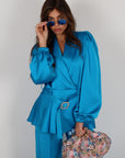 Kimono pants ocean (pantaloni)