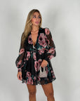 Vestito corto flowers