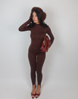Jumpsuit icon brown