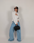 Blazer triangle bianco