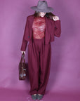 Coordinato style bordeaux