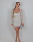 Mini dress Jewel bianco