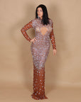 Abito luxury diamond eclipse nude