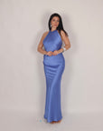 Keira dress light blue