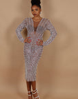 Abito midi luxury diamond bride