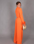 Plume blazer orange