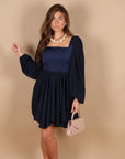Mini dress Dubai Blu navy