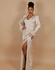 Dress the queen beige