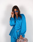 Kimono pants ocean (pantaloni)