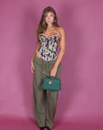 Pantalone basic verde