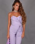 Jumpsuit candy strass lilla